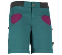 E9 - Short d'escalade stretch - Onda Short Green Lake pour Femme en Coton - Taille S - Bleu Bleu S