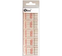 E90049 Lot de 25 aiguilles pour machine à coudre Stretch N° 70-100 Talon plat 130R/705H