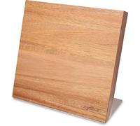 E920281 Bloc À Couteaux Magnétique,Marron,Bois,Rangement Flexible Magnétique Pour Couteaux De Cuisine Pour Une Utilisation Facile,Lavage À La Main Uniquement