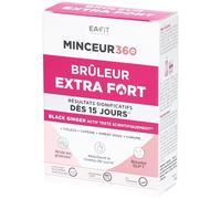 EAFIT Bruleur de Graisse Extra Fort Minceur 360- Brule Graisse, Perte de Poids Rapide et Efficace - Black Ginger + Chrome - Maintien de la glycémie - Résultats visibibles dès 15 jours - 1 MOIS