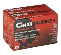 Ea Pharma gmaxTaurine 30 Ampoules Lot De 2