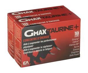Ea Pharma gmaxTaurine 30 Ampoules Lot De 2