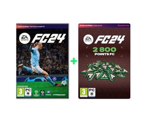 EA SPORTS FC 24 Standard Edition PCWIN | Code dans la boite | Jeu Vidéo | Français + EA SPORTS FC 24 Ultimate Team 2800 PCWin | Jeu Vidéo | Français | Téléchargement PC - Code Origin