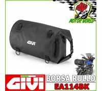 EA114BK Sac Rouleaux Imperméable à Partir De Selle Porte-Bagages 30LT Noir Moto
