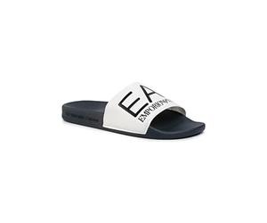 EA7 Beachwear Tongs pour Hommes Homme Noir Blanc 42 EU