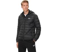 Emporio Armani EA7 - Doudoune homme CORE IDENTITY DOWN JACKET HD tissée Noir XL