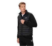 EA7 Pour des hommes Gilet tissé en duvet, Noir