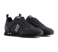 Emporio Armani Baskets Homme EA7 – Logo en maille de carbone – Black/Silver 43 EU