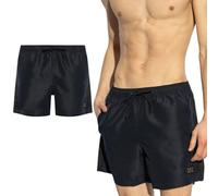 EA7 Emporio Armani Bermuda pour homme Logo Series Bleu marine Cordon de serrage à la taille, Bleu Armani, M