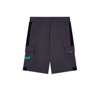 EA7 Emporio Armani Pantalon 'EA7 EMPORIO ARMANI kids BERMUDA FELPA BERMUDA' gris, Taille 128