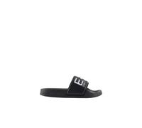 EA7 Emporio Armani Sandales de plage pour enfant avec maxi logo 7Y000037AF15118 8059797136623 - 40, Noir , 39 EU
