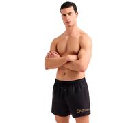 EA7 Emporio Armani Costume Boxer Homme avec Logo ASV 7M002000AF13049 8033922224157-3XL, Noir doré., XXL
