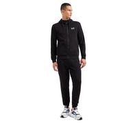 Emporio Armani Ensemble de survêtement EA7 Train Core Coton à capuche zippé Hommes Noir