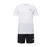 EA7 Emporio Armani Survêtement noir / blanc, Taille XXL