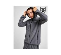 EA7 Emporio Armani Sweat à capuche zippé réfléchissant - Gris M