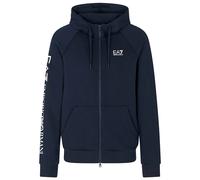 Ea7 Emporio Armani Sweat-shirt à Zip Train Logo Series Extended Logo Cc