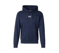 EA7 Emporio Armani Sweat-shirt bleu foncé / blanc, Taille XS