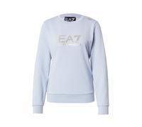 EA7 Emporio Armani Sweat-shirt 'Evolution' bleu clair / or, Taille XS