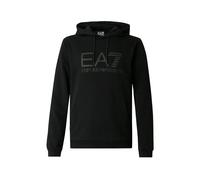 Emporio Armani Ea7 - Logo Series SweaT-shirt à capuche en coton stretch - Homme - Sweatshirts et sweats à capuche - Noir - Taille: XS
