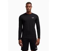 EA7 Emporio Armani T-shirt manches longues noir/blanc Taille XL