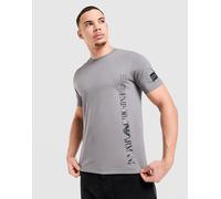 EA7 Emporio Armani T-shirt Badge Vertical Logo - Gris XXL