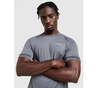EA7 Emporio Armani T-shirt en maille avec bandes sur les manches - Gris S