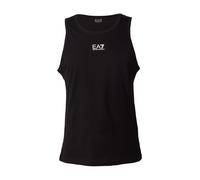 EA7 Emporio Armani T-Shirt noir / blanc cassé, Taille XL