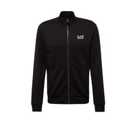 EA7 Emporio Armani Veste de survêtement noir / blanc, Taille XL