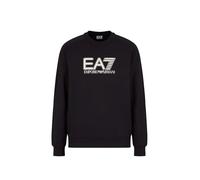 EA7 Emporio Armani Visibility Sweat-shirt en coton Noir, Noir, XL