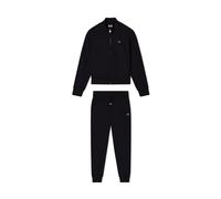 EA7 Ensemble de sport noir, veste avec fermeture éclair et pantalon de jogging, vêtements de sport décontractés, Noir , M (grande taille)