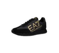 EA7 Homme Baskets À Grand Logo, Black/Gold, 39 EU