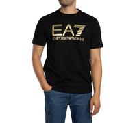 EA7 Homme T-Shirt Big Logo, Black/Gold, M