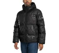 EA7 Homme Veste Polaire En Duvet Avec Logo Mountain, Black, XXL