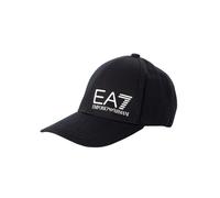 Casquette EA7 Train Core Contrast Logo noir blanc femme. - M