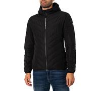 Veste EA7 Emporio Armani Train Premium Shield Down Light Hood noir - L
