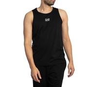 EA7 Emporio Armani T-Shirt noir / blanc cassé, Taille L