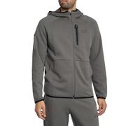 Emporio Armani EA7 - Veste d'entraînement zippée à capuche - Homme - Sport - Gris - Taille: S