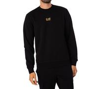EA7 Pour des hommes Sweat-shirt à logo, Noir