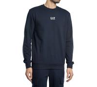 EA7 Pour des hommes Sweat-shirt à logo régulier, Bleu