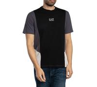 EA7 Pour des hommes T-shirt à logo central, Noir