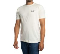 EA7 Pour des hommes T-shirt avec logo sur la poitrine, blanc
