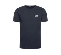 EA7 pour des Hommes T-Shirt avec Logo sur la Poitrine, Bleu, XXL