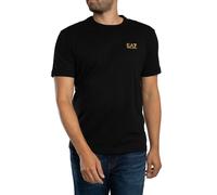 EA7 Pour des hommes T-shirt de retour de logo, Noir