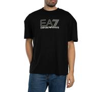 EA7 Pour des hommes T-shirt graphique Echo, Noir