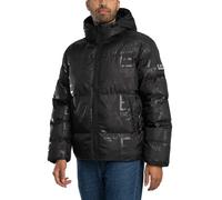 Veste à capuche EA7 Bomber Winter noir - L