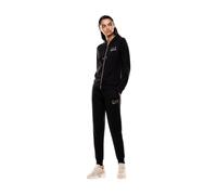 Emporio Armani Survêtement EA7 Train Evolution ajusté, noir pur, femme XL