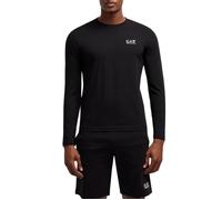 EA7 T-Shirt pour Homme Core Identity Noir 8NPT28PJVQZ-1200 S