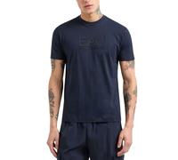 EA7 T-shirt pour Homme Visibility Regular Fit Bleu