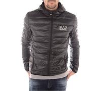 EA7 Train Core Hooded Down Jacket Veste matelassée, Noir, X-Large Homme