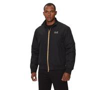 Sweatshirt EA7 Core Identity Gold Full Zip noir doré - L